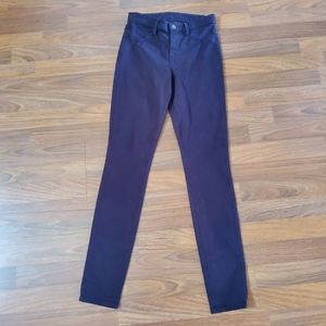 J Brand Super Skinny Jeans Cherries Jubilee 26 Purple New